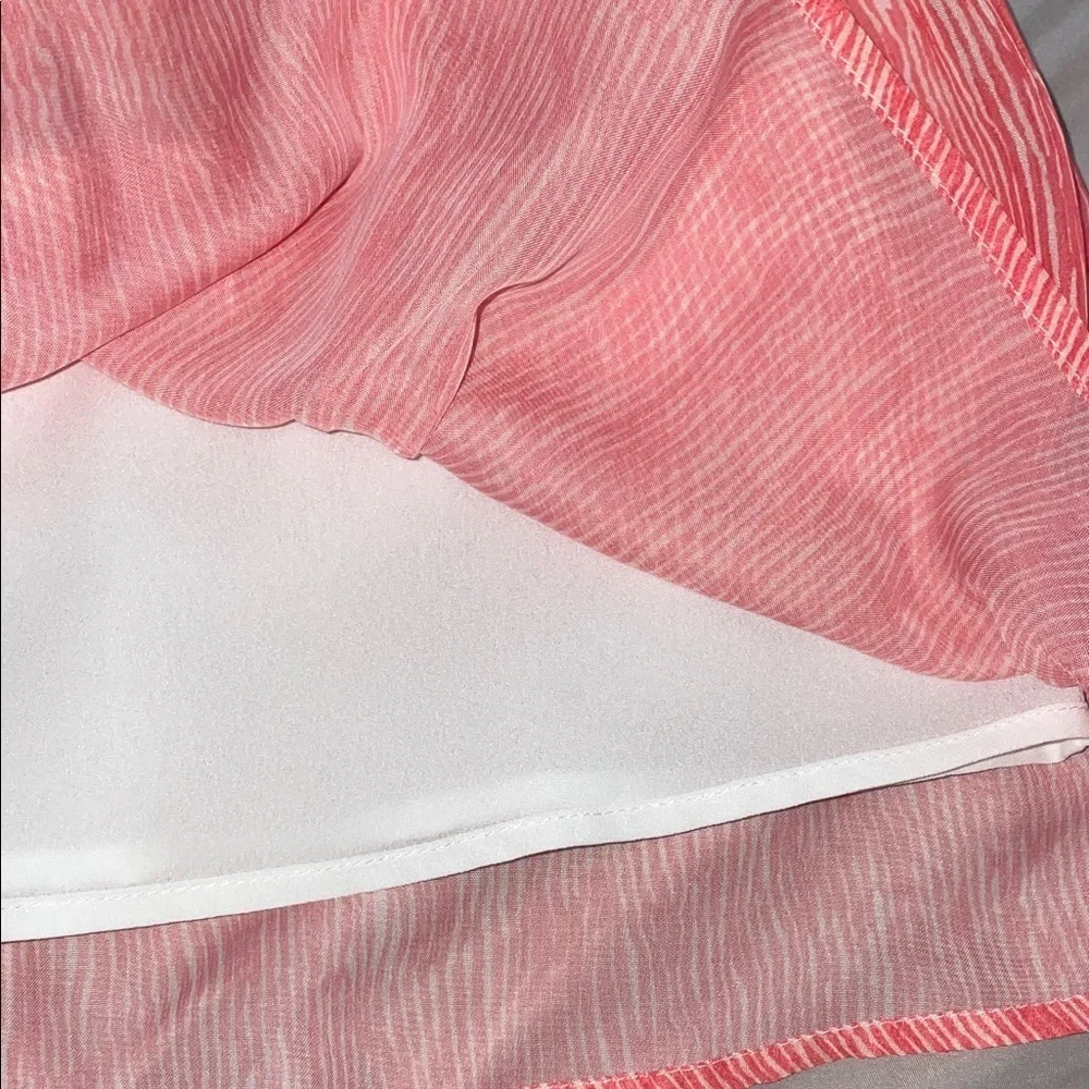 Pinch Red-Coral Ruffle Mini Dress - Picture 8 of 11